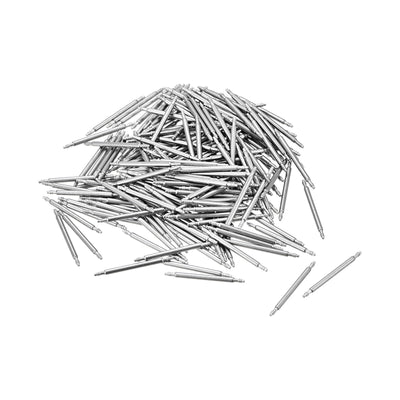 Harfington 200pcs Watch Band Link Pin 1.5mm Dia Spring Bar Pins for 19mm Watch Band Strap