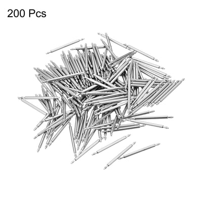 Harfington 200pcs Watch Band Link Pin 1.5mm Dia Spring Bar Pins for 20mm Watch Band Strap