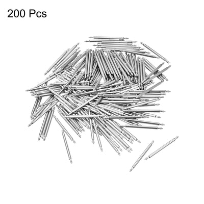 Harfington 200pcs Watch Band Link Pin 1.5mm Dia Spring Bar Pins for 21mm Watch Band Strap