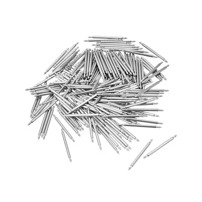 Harfington 200pcs Watch Band Link Pin 1.5mm Dia Spring Bar Pins for 21mm Watch Band Strap