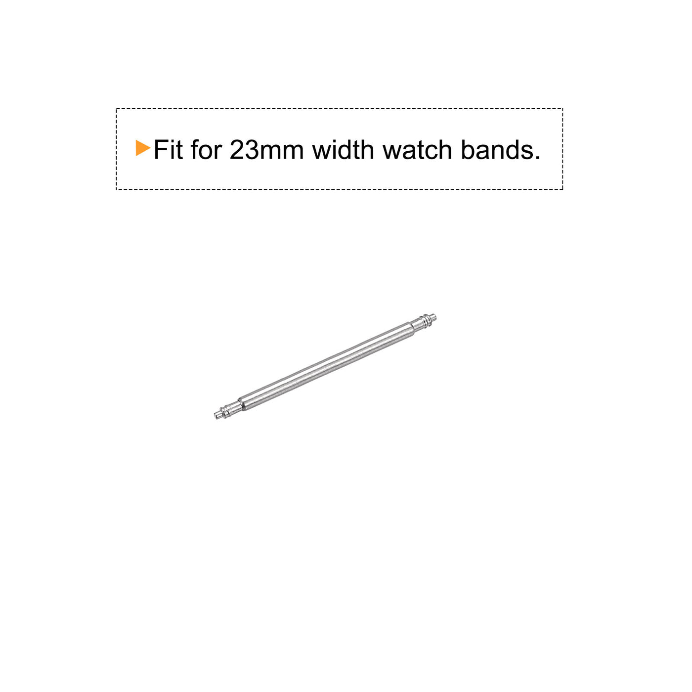 Harfington 200pcs Watch Band Link Pin 1.5mm Dia Spring Bar Pins for 23mm Watch Band Strap