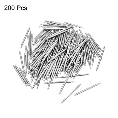 Harfington 200pcs Watch Band Link Pin 1.5mm Dia Spring Bar Pins for 23mm Watch Band Strap