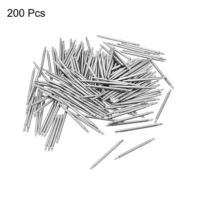 Harfington 200pcs Watch Band Link Pin 1.5mm Dia Spring Bar Pins for 24mm Watch Band Strap