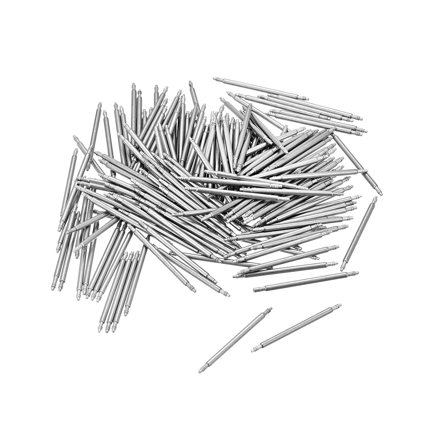 Harfington 200pcs Watch Band Link Pin 1.5mm Dia Spring Bar Pins for 24mm Watch Band Strap