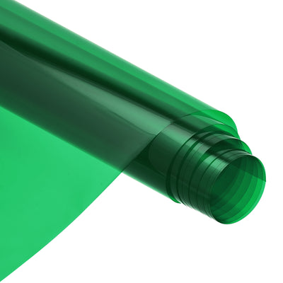 Harfington Window Film, Glass Sun Blocking, Heat Control Self Adhesive Green Window Tint, 5.2x1.64ft for Home Office