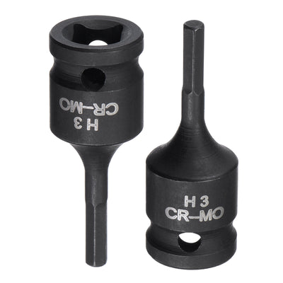 Harfington Impact Hex Bit Socket, CR-MO Metric Sizes