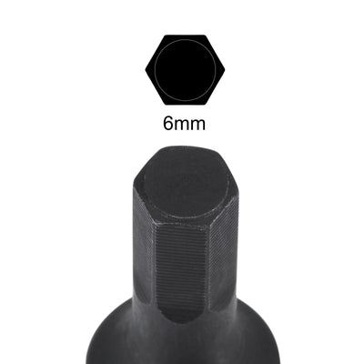 Harfington Impact Hex Bit Socket, CR-MO Metric Sizes