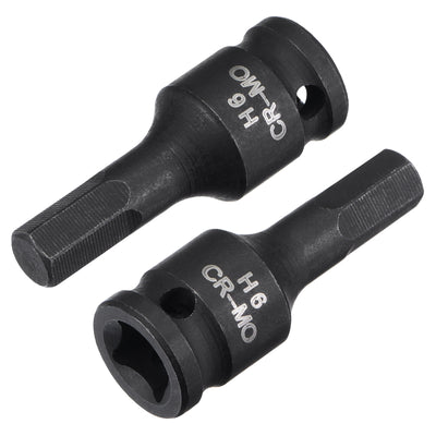 Harfington Impact Hex Bit Socket, CR-MO Metric Sizes