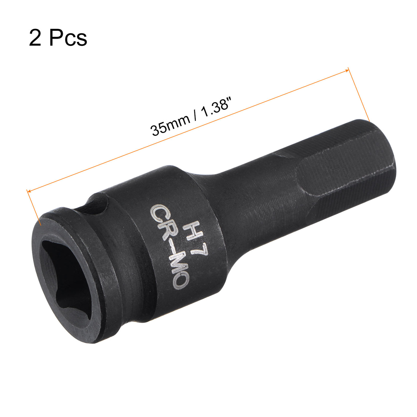 Harfington Impact Hex Bit Socket, CR-MO Metric Sizes
