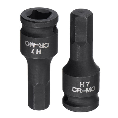 Harfington Impact Hex Bit Socket, CR-MO Metric Sizes