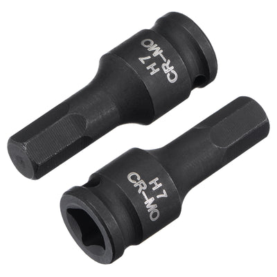 Harfington Impact Hex Bit Socket, CR-MO Metric Sizes