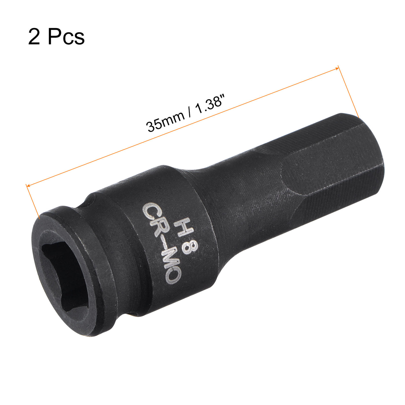 Harfington Impact Hex Bit Socket, CR-MO Metric Sizes