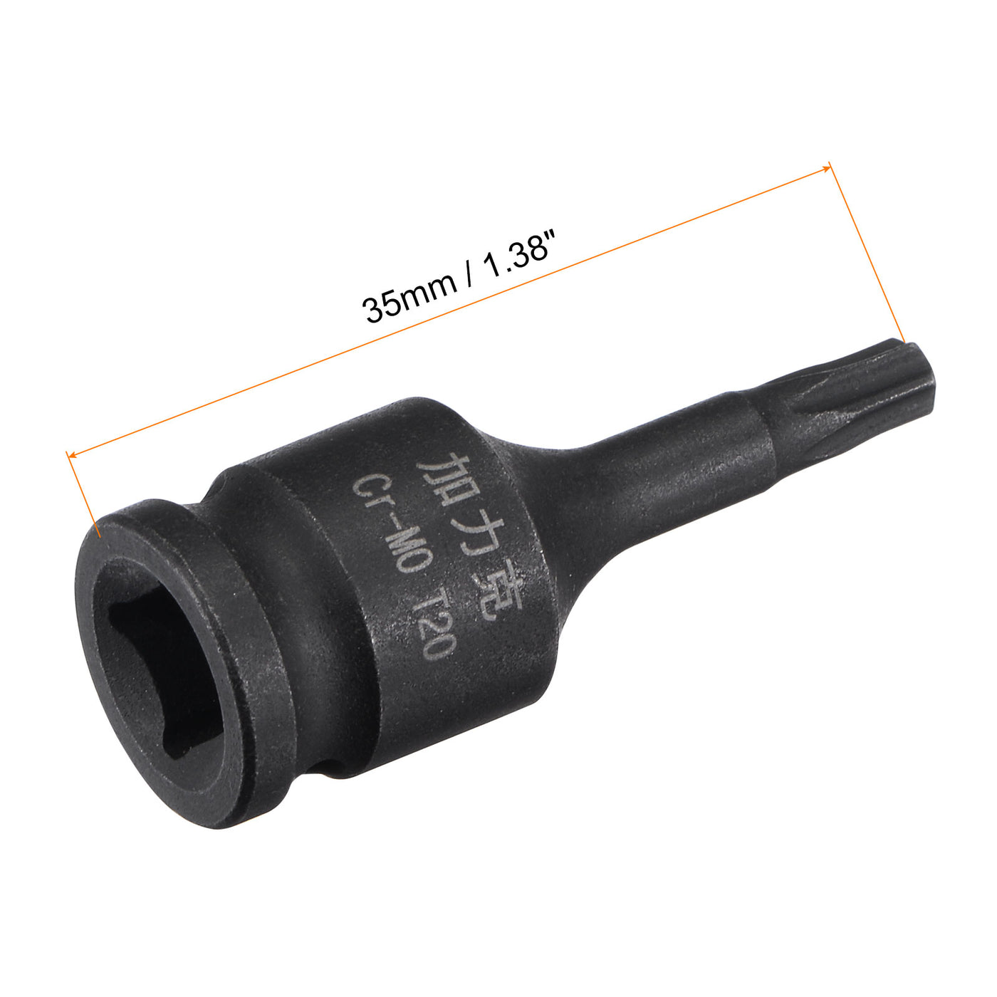 Harfington Impact Torx Bit Socket, Square Drive CR-MO Metric Sizes