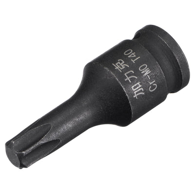 Harfington Impact Torx Bit Socket, Square Drive CR-MO Metric Sizes