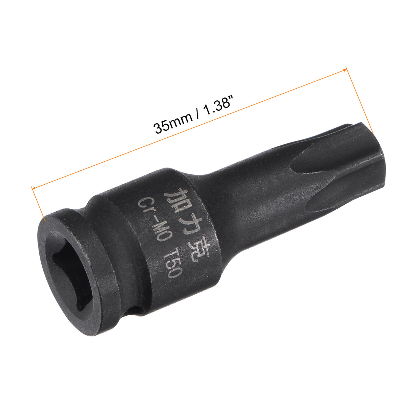 Harfington Impact Torx Bit Socket, Square Drive CR-MO Metric Sizes