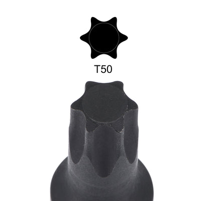 Harfington Impact Torx Bit Socket, Square Drive CR-MO Metric Sizes