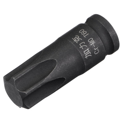 Harfington Impact Torx Bit Socket, Square Drive CR-MO Metric Sizes