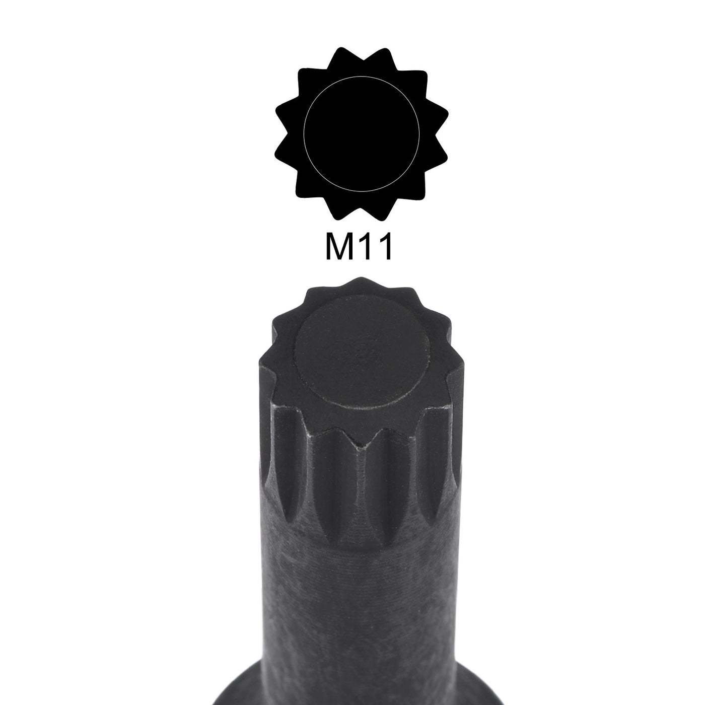 Harfington Impact Spline Bit Socket, CR-MO Metric Sizes