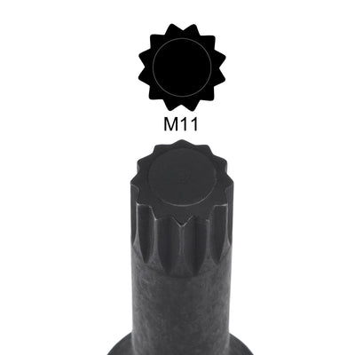 Harfington Impact Spline Bit Socket, CR-MO Metric Sizes