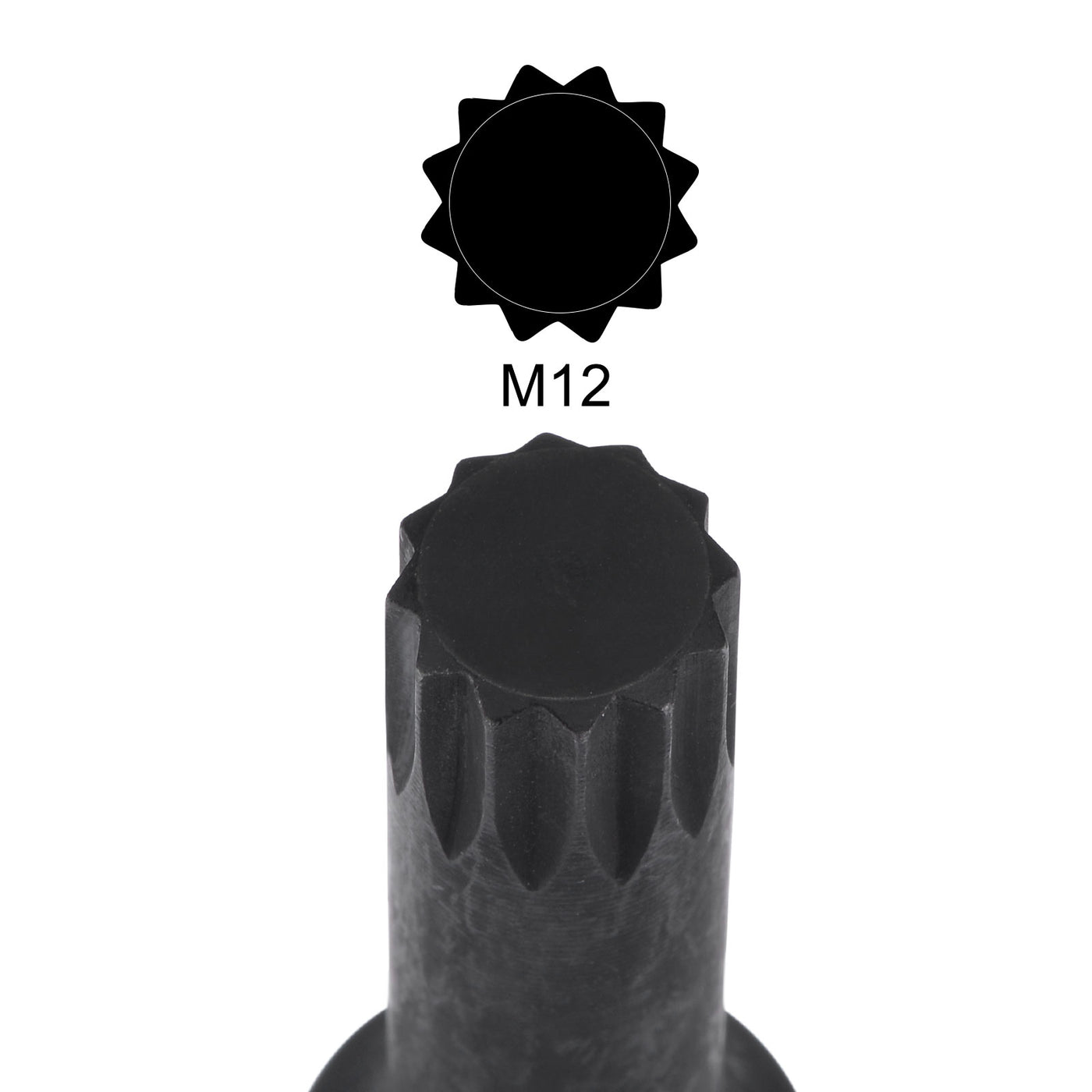 Harfington Impact Spline Bit Socket, CR-MO Metric Sizes
