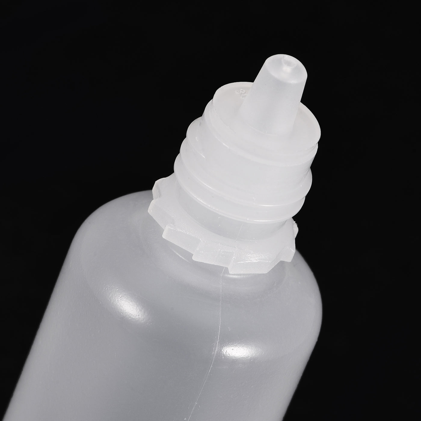 Harfington 12Pcs Empty Plastic Dropper Bottles Squeezable Containers 30ml White Cap