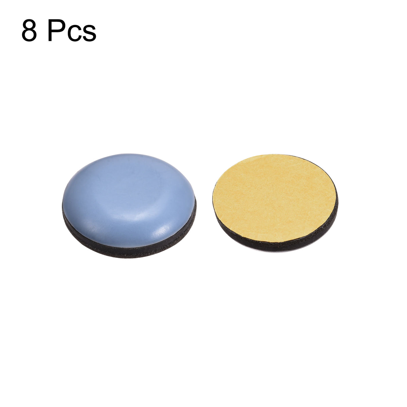 Harfington Round PTFE Furniture Sliders, Adhesive Self Stick for Tabletop
