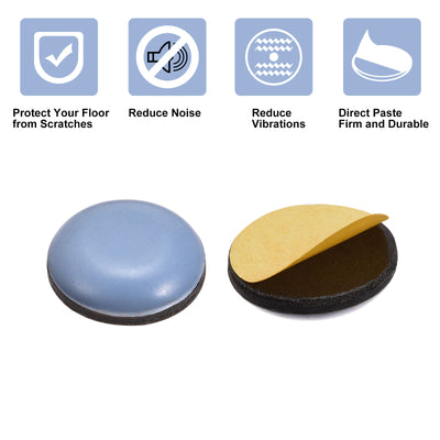 Harfington Round PTFE Furniture Sliders, Adhesive Self Stick for Tabletop