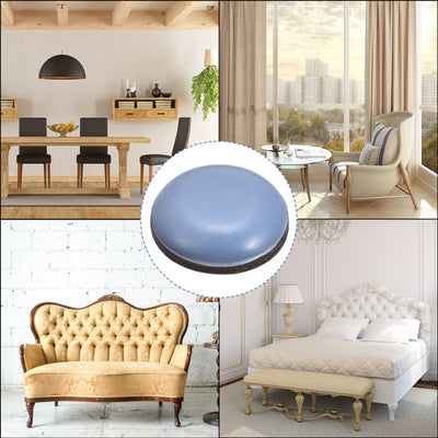 Harfington Round PTFE Furniture Sliders, Adhesive Self Stick for Tabletop