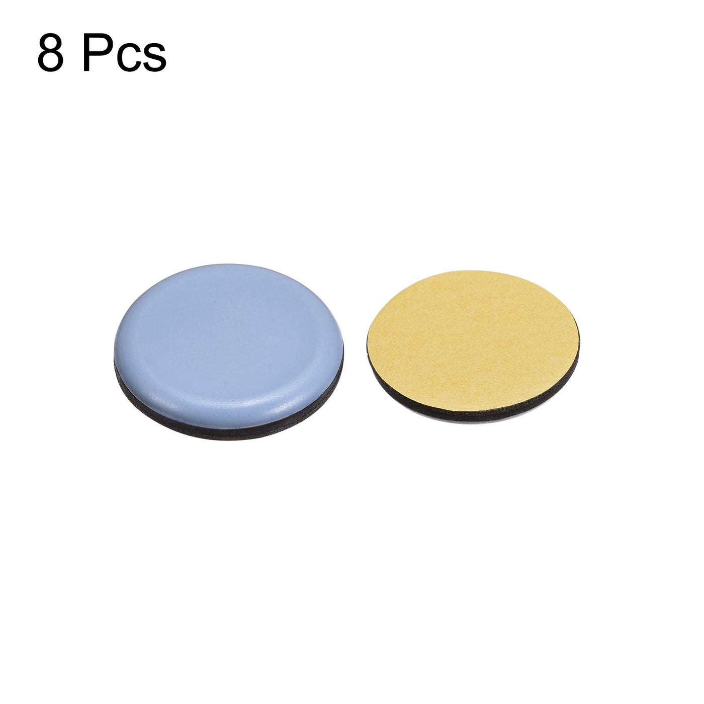 Harfington Round PTFE Furniture Sliders, Adhesive Self Stick for Tabletop
