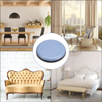 Harfington Round PTFE Furniture Sliders, Adhesive Self Stick for Tabletop