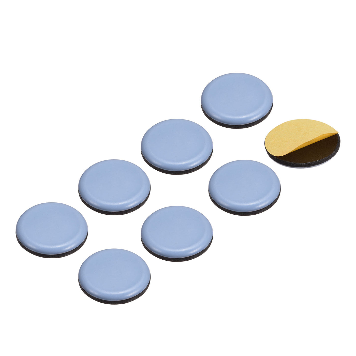 Harfington Round PTFE Furniture Sliders, Adhesive Self Stick for Tabletop