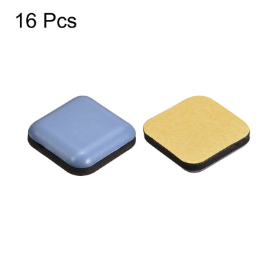 Harfington Square PTFE Furniture Sliders, Adhesive Self Stick for Hardwood