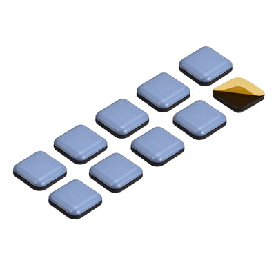 Harfington Square PTFE Furniture Sliders, Adhesive Self Stick for Hardwood