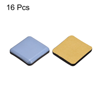 Harfington Square PTFE Furniture Sliders, Adhesive Self Stick for Hardwood