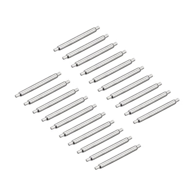 Harfington 20pcs Watch Band Pin 10mm Stainless Steel Spring Bar Pins 1.2mm Dia.