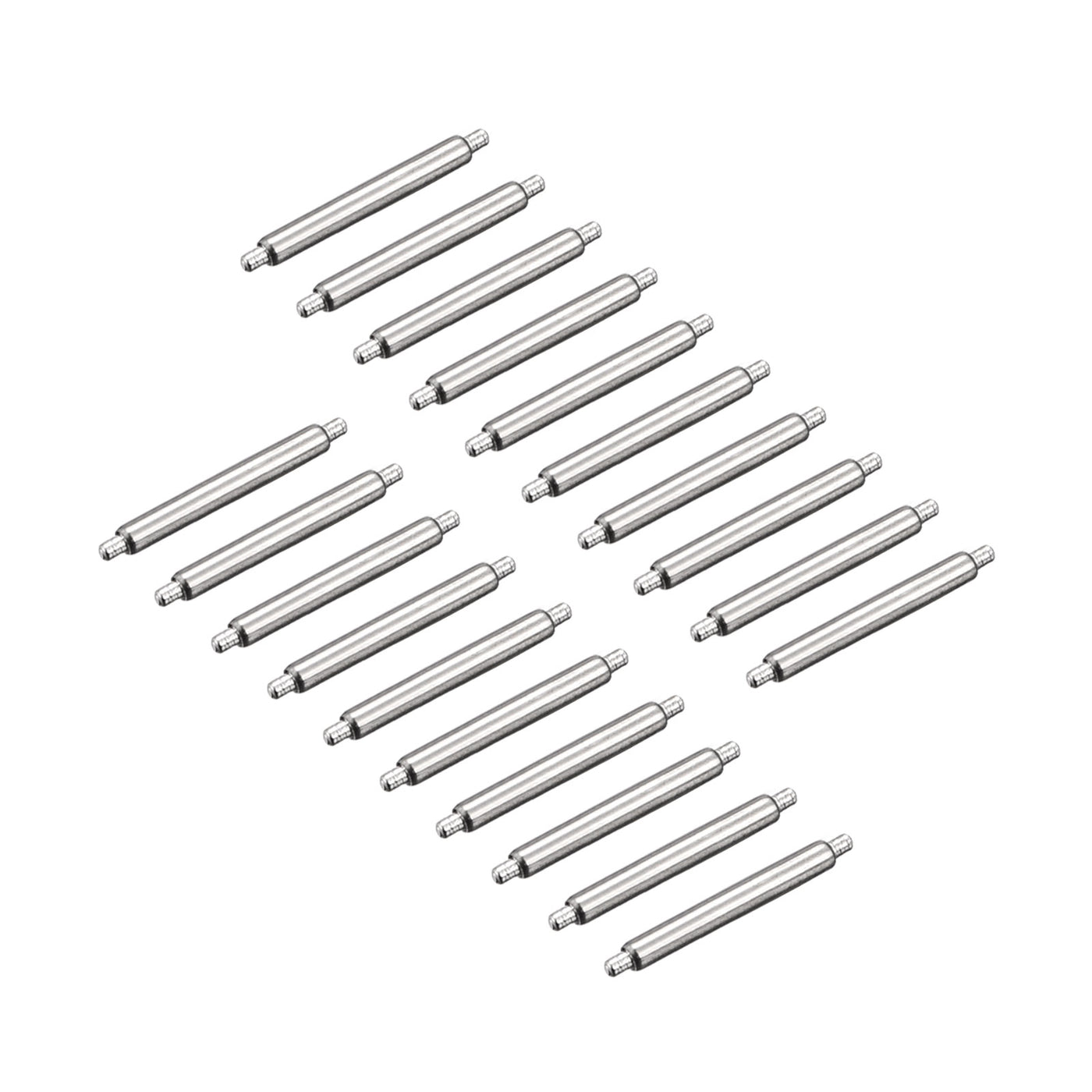 Harfington 20pcs Watch Band Pin 11mm Stainless Steel Spring Bar Pins 1.5mm Dia.
