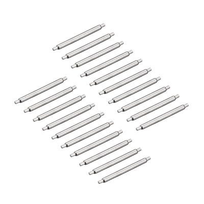 Harfington 20pcs Watch Band Pin 12mm Stainless Steel Spring Bar Pins 1.2mm Dia.