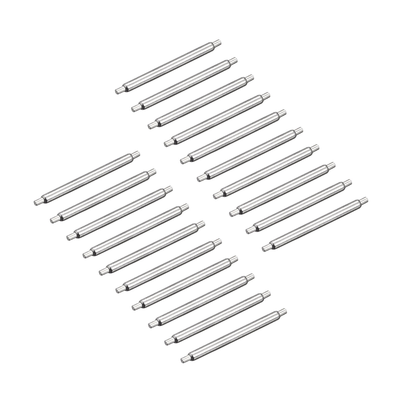 Harfington 20pcs Watch Band Pin 13mm Stainless Steel Spring Bar Pins 1.2mm Dia.