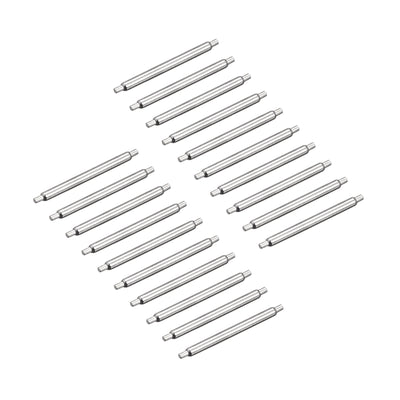 Harfington 20pcs Watch Band Pin 13mm Stainless Steel Spring Bar Pins 1.2mm Dia.
