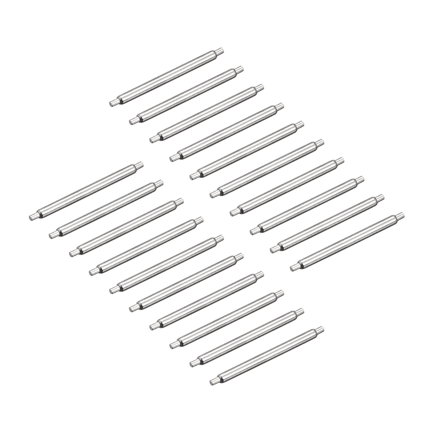 Harfington 20pcs Watch Band Pin 14mm Stainless Steel Spring Bar Pins 1.2mm Dia.