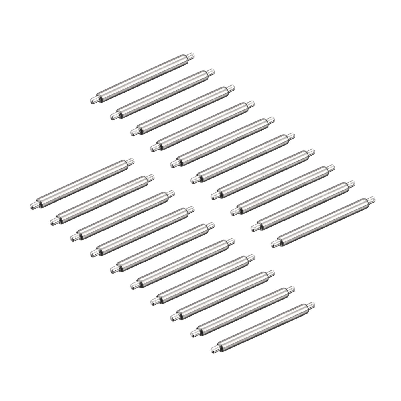 Harfington 20pcs Watch Band Pin 14mm Stainless Steel Spring Bar Pins 1.5mm Dia.