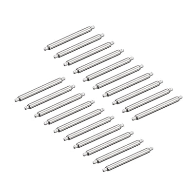 Harfington 20pcs Watch Band Pin 14mm Stainless Steel Spring Bar Pins 1.5mm Dia.