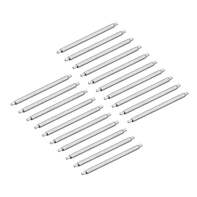 Harfington 20pcs Watch Band Pin 18mm Stainless Steel Spring Bar Pins 1.2mm Dia.