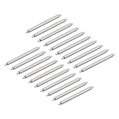 Harfington 20pcs Watch Band Pin 18mm Stainless Steel Spring Bar Pins 1.5mm Dia.