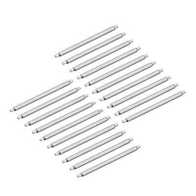 Harfington 20pcs Watch Band Pin 19mm Stainless Steel Spring Bar Pins 1.2mm Dia.