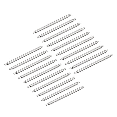 Harfington 20pcs Watch Band Pin 20mm Stainless Steel Spring Bar Pins 1.2mm Dia.