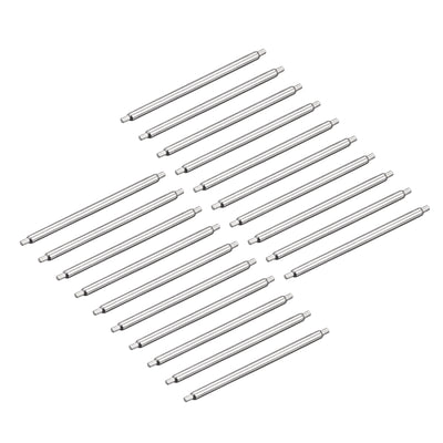 Harfington 20pcs Watch Band Pin 21mm Stainless Steel Spring Bar Pins 1.2mm Dia.