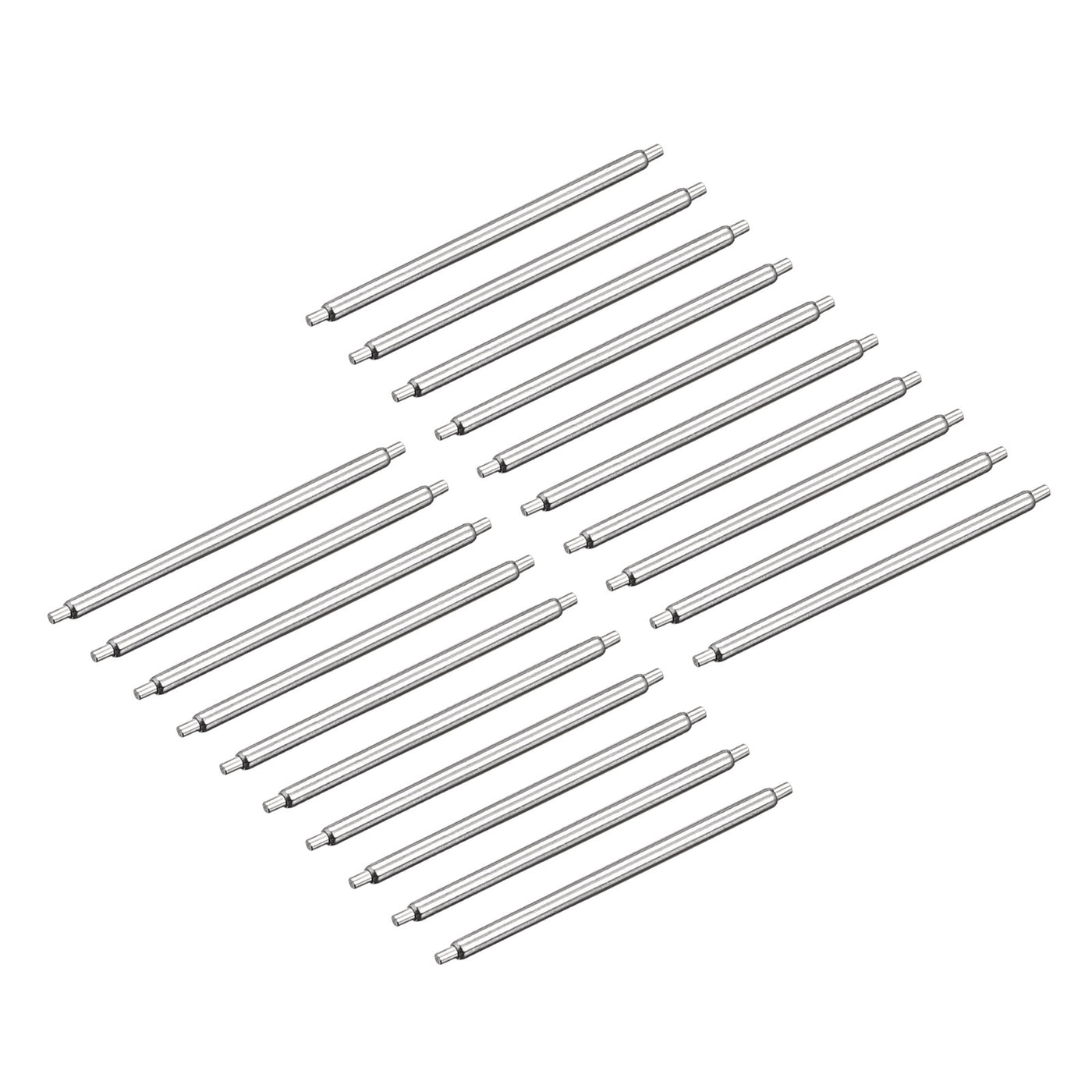 Harfington 20pcs Watch Band Pin 22mm Stainless Steel Spring Bar Pins 1.2mm Dia.