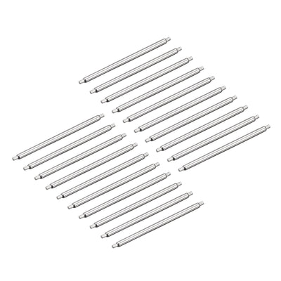 Harfington 20pcs Watch Band Pin 22mm Stainless Steel Spring Bar Pins 1.2mm Dia.