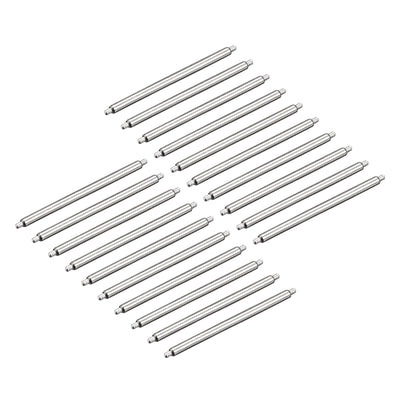 Harfington 20pcs Watch Band Pin 22mm Stainless Steel Spring Bar Pins 1.5mm Dia.